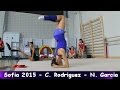 Carolina Rodriguez - Natalia Garcia - Training World Cup Sofia 2015