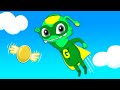 Groovy The Martian for kids | Learn the colors with this huge Easter Egg hunt with surprise toys!