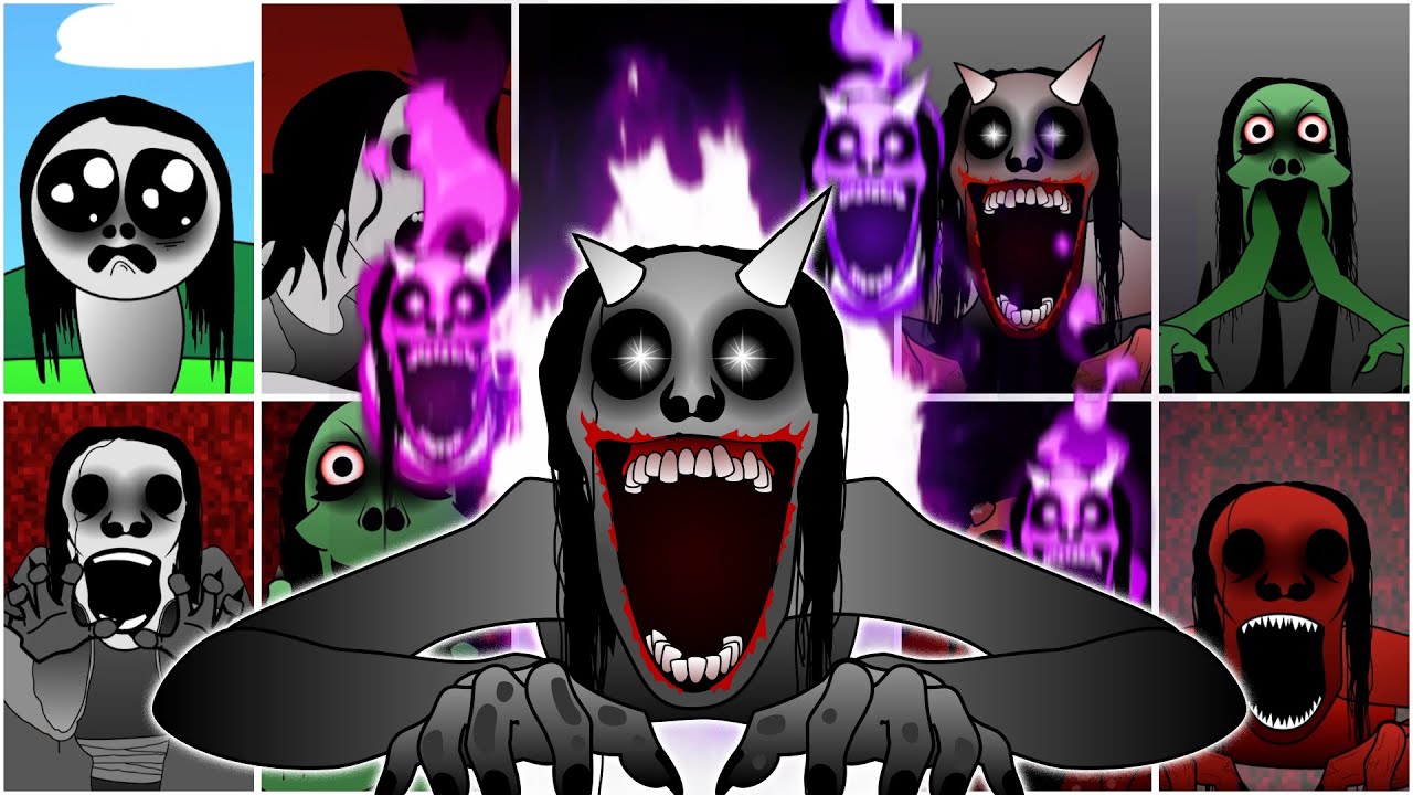 My Sprunki OC: Emoji 192 Petapeta School of Nightmare Roblox ( Phase 1 to Phase 9)