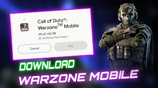 How to DOWNLOAD WARZONE MOBILE On Android In legal way...✅