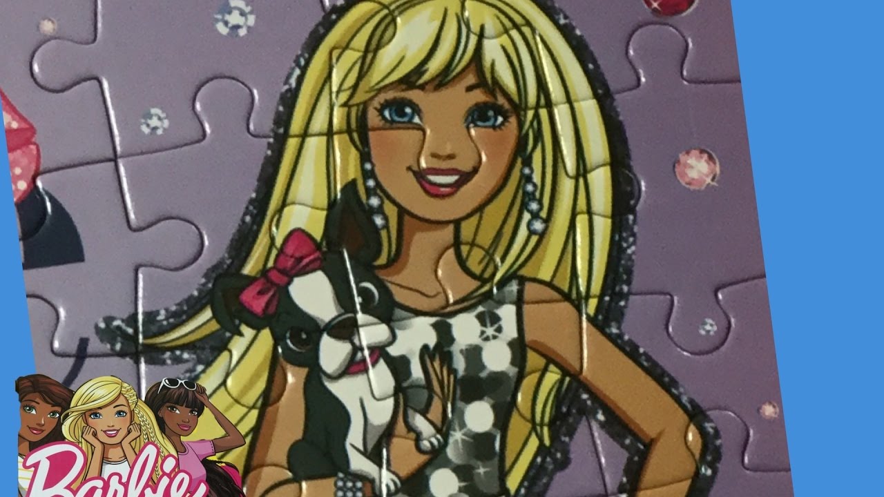 Puzzle Games Barbie Play Rompecabezas De Barbie Play Set De Kids Toys YouTube