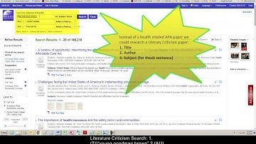 Research help for using APA scholarly search with GALILEO databases