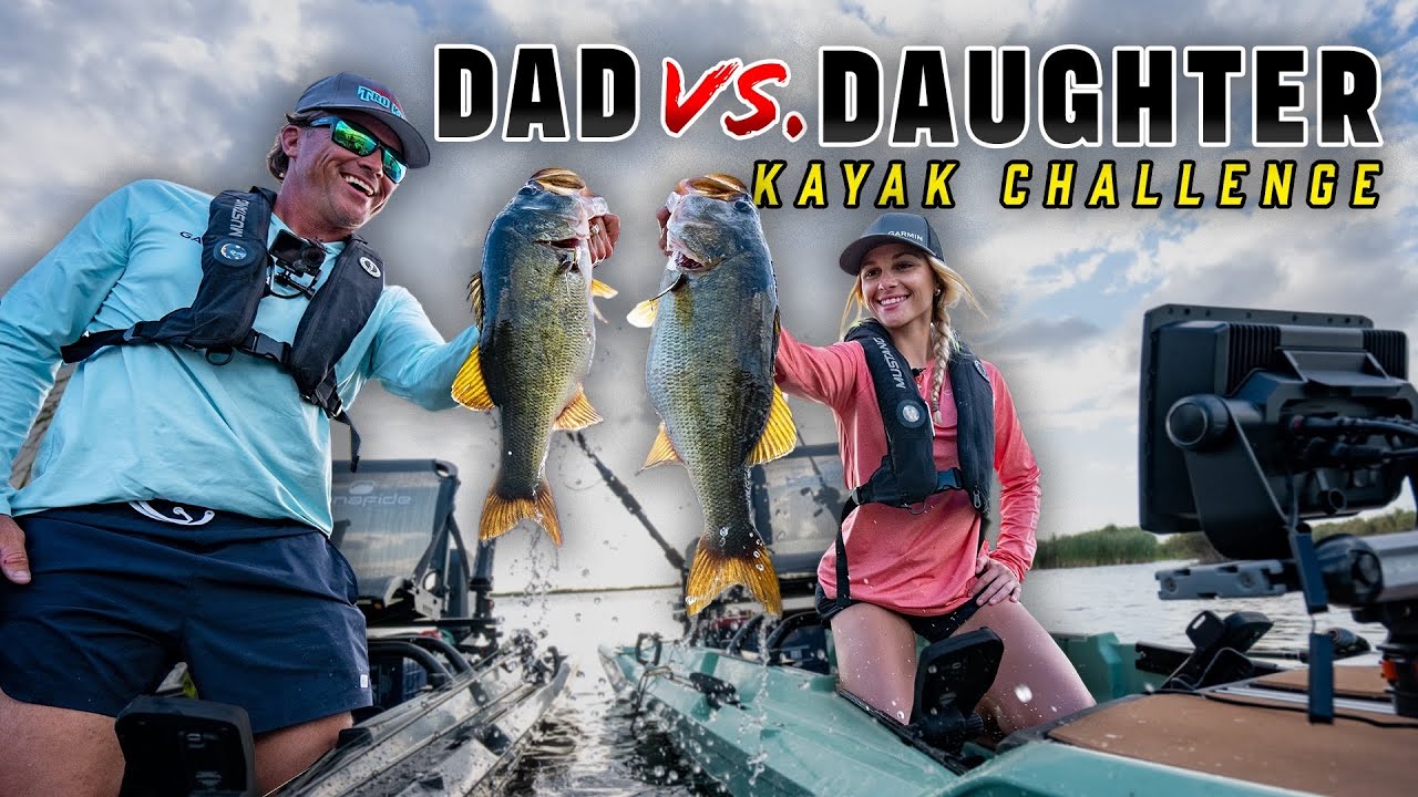 Scott vs. Hilary - BIG BASS Kayak Challenge