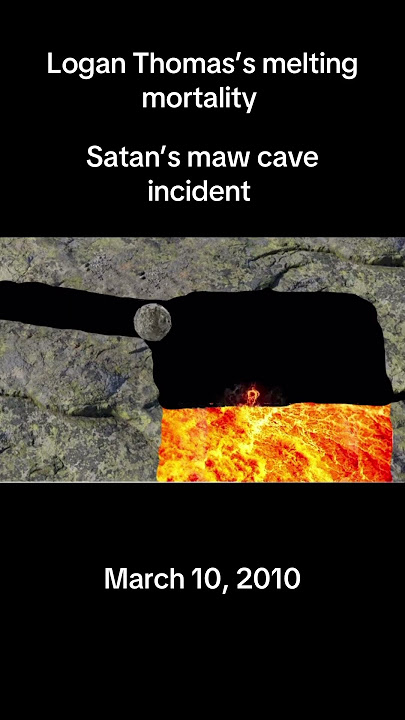 Logan Thomas melted motality #cave #cavers #caves #caving #caver #true #caverescue #spelunking