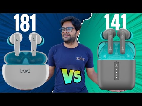 boAt Airdopes 181 VS 141 True Wireless Earbuds ⚡⚡ What is the Exact Difference