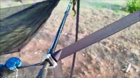 Enhance Your Hammock Camping Experience with Innovative Trekking Pole Set-Up