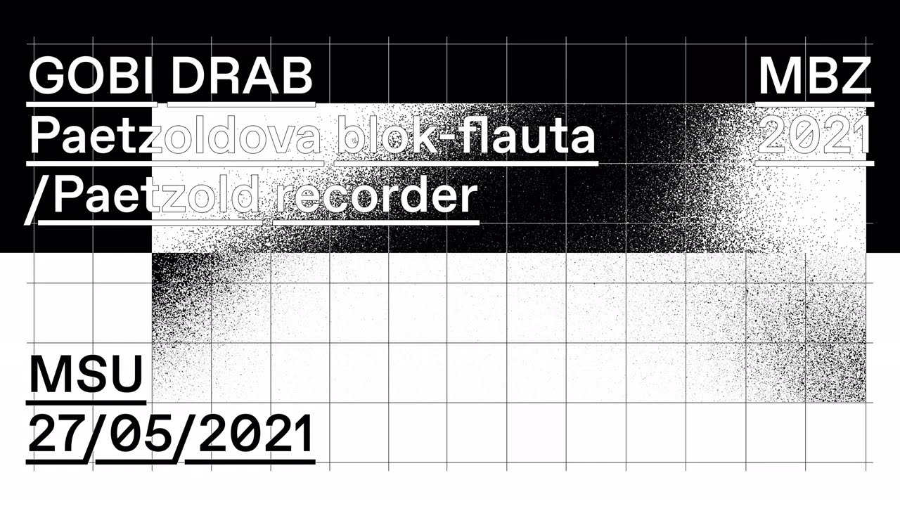 GOBI DRAB, Paetzoldova blokflauta / Paetzold recorder, MBZ 2021.