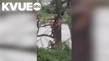 Center Point man helps rescue woman clinging to tree in raging Guadalupe River