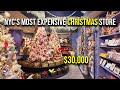 NYC’s Most EXPENSIVE Christmas Store Walkthrough Bergdorf Goodman Christmas Decor 2025 NYC Christmas