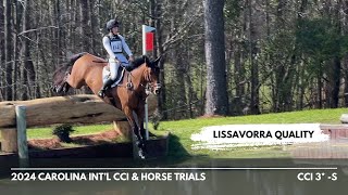 Lissavorra Quality (CCI 3* -S | 2024 Carolina Int'l CCI & Horse Trials) by Elisa Wallace Eventing 4,007 views 2 months ago 9 minutes, 46 seconds