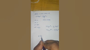 Logarithm NDA (1) 2009 #logarithms #functions #property #shorts #jee #iit #calculus #tricks
