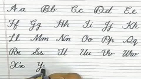 3. Cursive writing | Lesson - 3 | Capital & Small Letters together