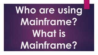 Day1 Mainframe demo session | Session guidelines