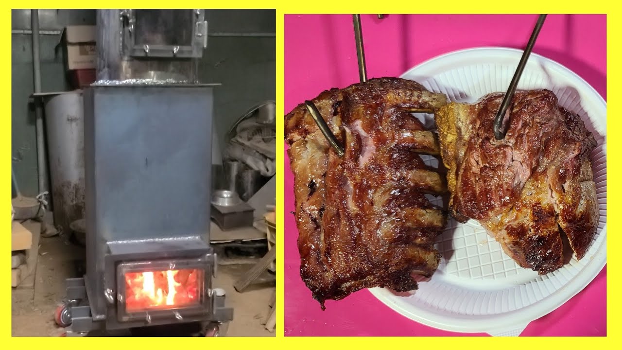 세상에서 가장맛있는 숯불 훈제 바베큐기&화목난로 만들기
