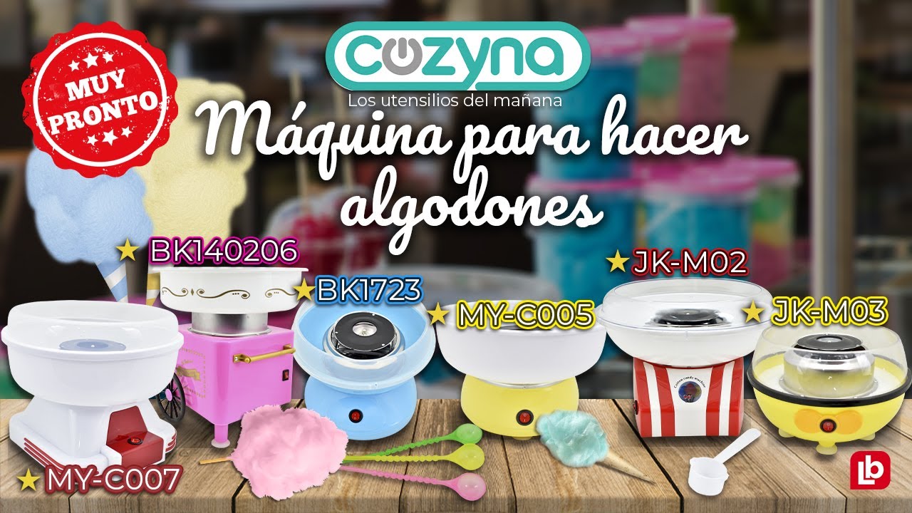 COZYNA | MÁQUINA PARA HACER ALGODONES DE AZÚCAR.