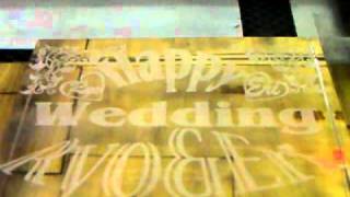 クリスタル彫刻qs6040　結婚式