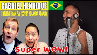 Gabriel Henrique - I Believe I Can Fly (Cover)| Dutch couple REACTION