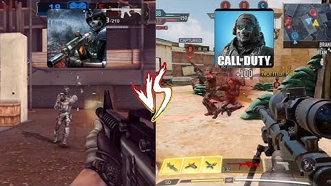 Call of duty mobile vs Modern Combat 5 gameplay