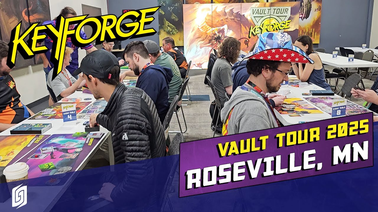 KeyForge 2025 Vault Tour | Roseville, MN! - YouTube