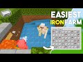 EASIEST Iron Farm for Minecraft Bedrock 1.20!