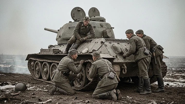 Żołnierze Wehrmachtu zdobyli T-34, a potem zdali sobie sprawę, że nie wymaga konserwacji
