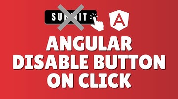 How to disable a button after click in Angular?