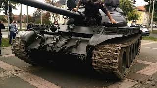 Szovjet T-54-es harckocsi Szekszárdon