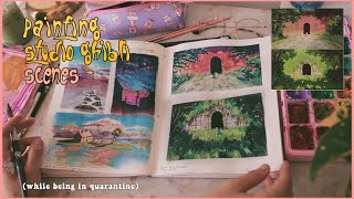 🌈painting during quarantine~ Studio Ghibli \\ Jim Reno