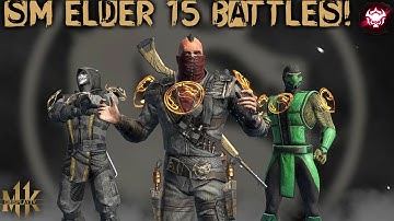 Survivor Mode Run #1. Full 15 Elder Battle. Faction Wars MK Mobile.