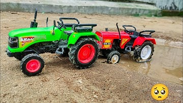 Diy tractor stuck in mud mini science project Part 51||@CSTOY @KeepVilla #tractor #howtomake