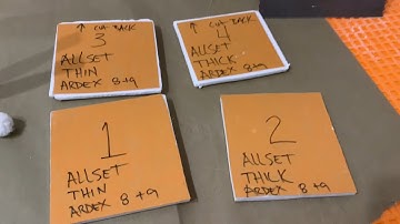 Schluter ALL-SET and ARDEX 8+9 Waterproofing TEST- ***COMMUNITY SUBMITTAL***