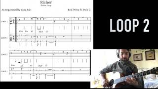 Rod Wave - Richer ft. Polo G (Guitar Loop with Tab)