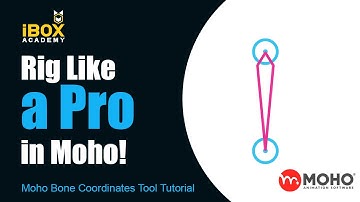 Moho Bone Coordinates Tool Tutorial | How to Add Bones Between Two Points #iboxacademy #moho