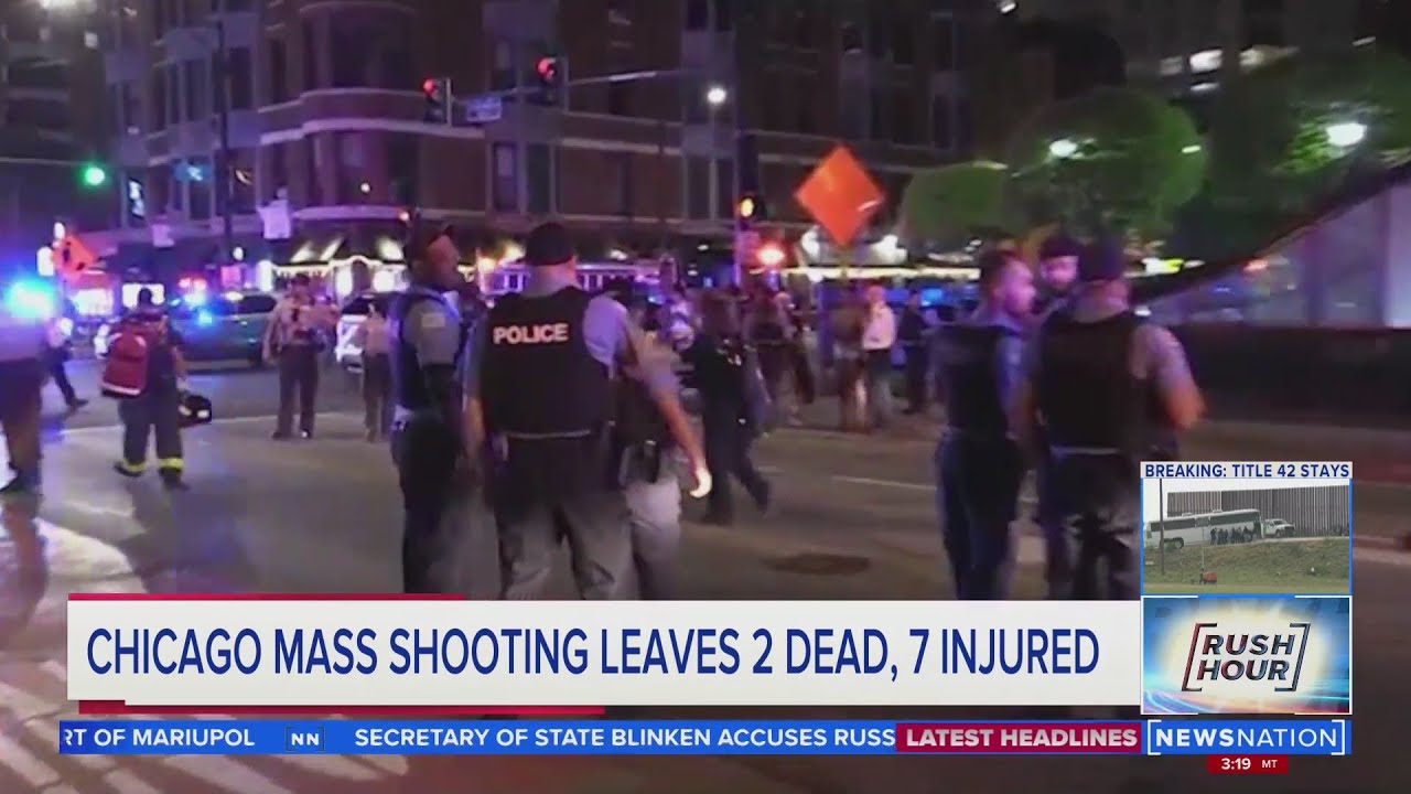 Chicago mass shooting leaves 2 dead, 7 injured | Rush Hour - YouTube