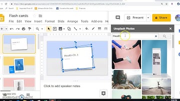Using a Google Slides Template for Flash Cards