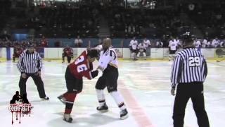 Blake Bosum Vs Yuri Moscevsky Vs Quebec Tko Oct 13 2006 Vintage Lnah Hockey Fight