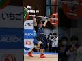 Matsuo Kanna (49kg, 18y/o) clean&jerking 91kg!