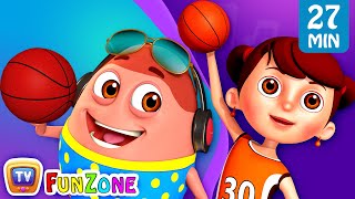 Learn Colors with Basketball + More ChuChu TV Funzone Games For Kids