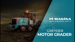 Pi Makina 3180 A Motor Grader Resimi