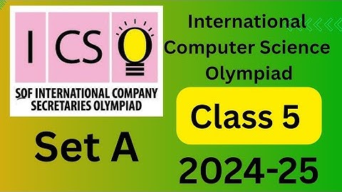 #FavFive | SOF International Computer Science Olympiad Class 5 Set A | #class5 | #icso