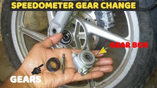 How to change speedometer gear of any motorcycle | speedometer gear replacement of pulsar