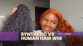 Synthetic vs Human Hair | Which is Better? Wig Comparison, Pros & Cons, Maintenance Tips #viralvideo