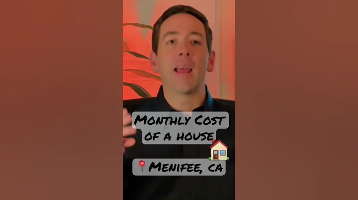 Monthly Payment Breakdown For A House In Menifee, CA