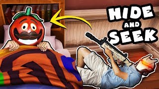 Secret Hiding Spots from OMEGA! (Fortnite in Real Life Hide and Seek)