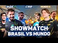 TIME BRASIL vs TIME MUNDO - [SHOWMATCH] - DUST2 NO CS2!