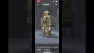 650 Robux military avatar Part 2🤯🤯🤯!!! #roblox #robloxtrend #robloxedit #robloxgamer
