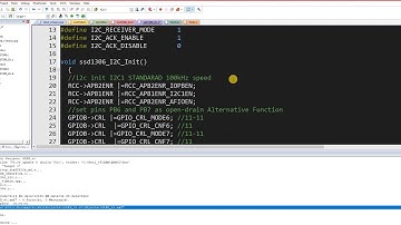 OLED and  STM32F103C8 without HAL