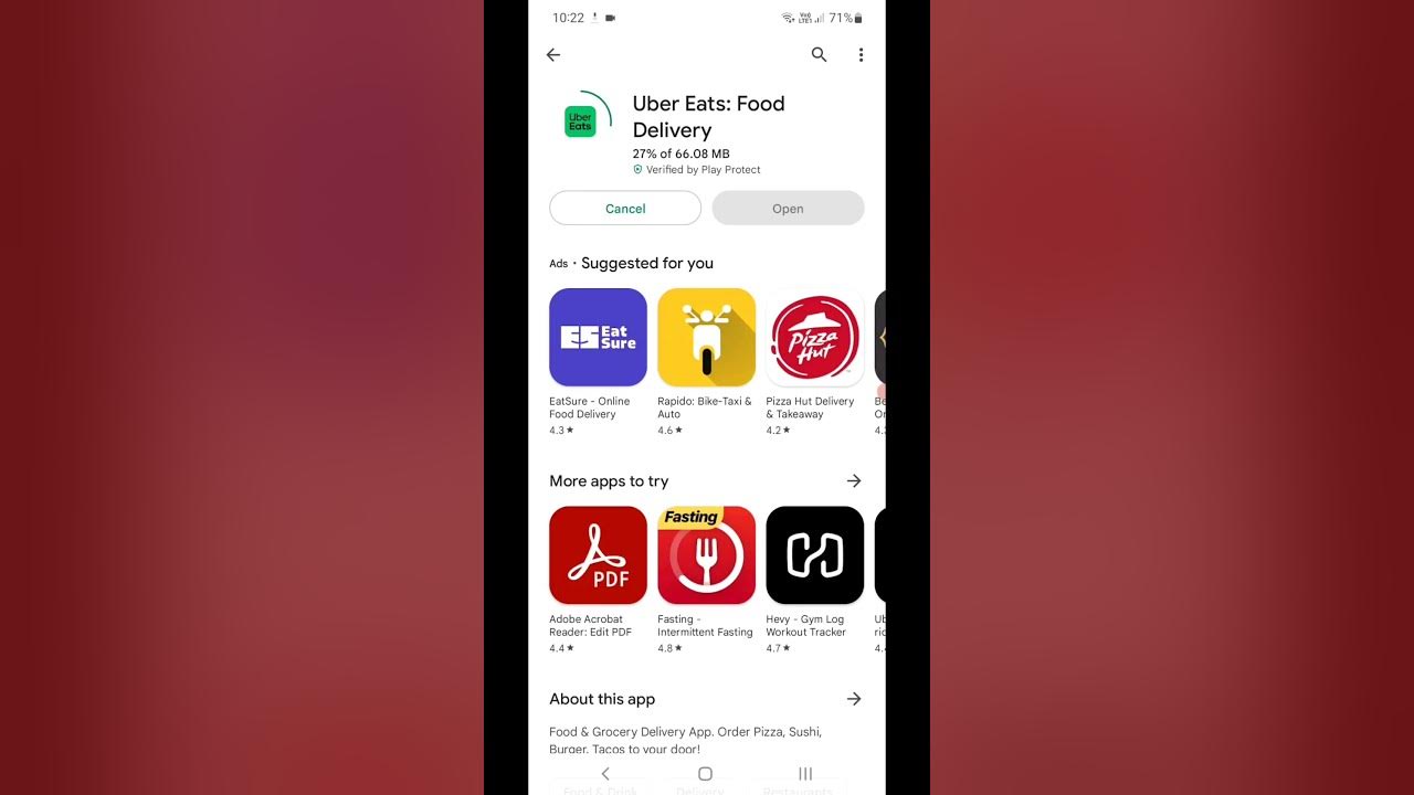 Install uber eats youtube