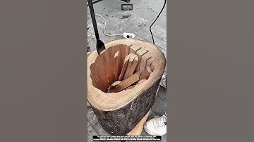 Wood hollowing work tool Electric Wood Carving Chisel #tool #worktool