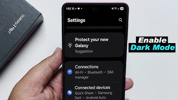 Samsung Galaxy Z Flip 7 & 7 FE : How To Enable/Disable Dark Mode